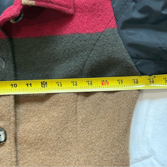 Montana Co. Mixed Media Colorblock Coat - Picture 6 of 8